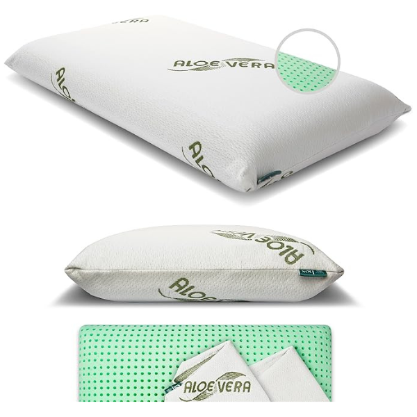 Cuscino Memory Foam con Bamboo e Aloe Vera